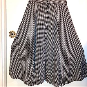Vintage Studio Gingham Maxi Skirt